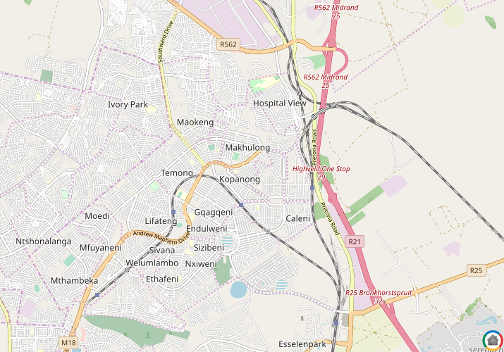 Map location of Mashimong